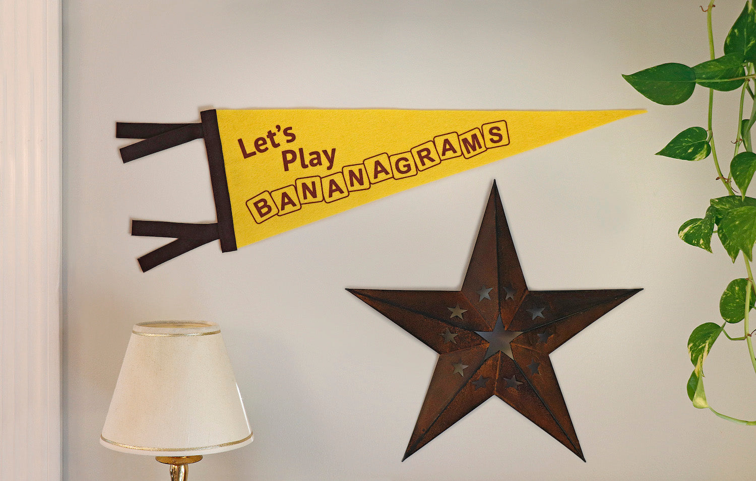 New low price! BANANAGRAMS Pennant