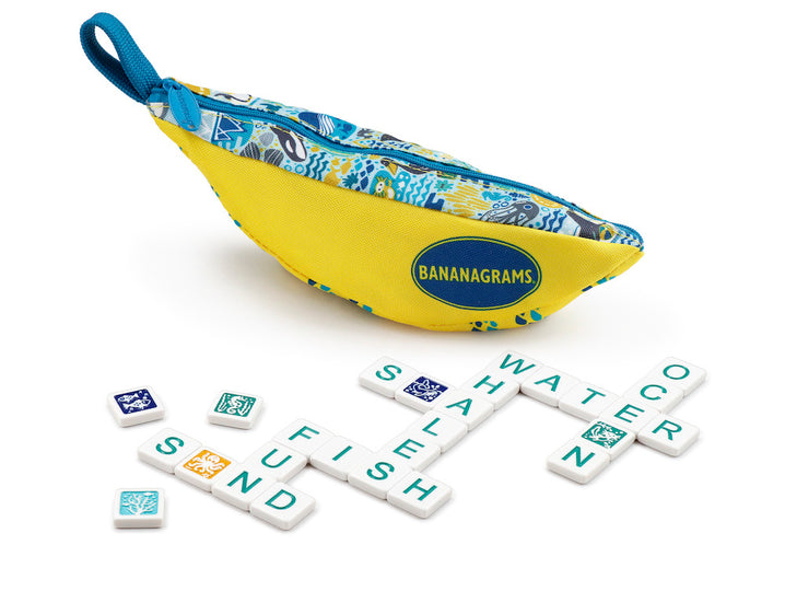 Oceanic Edition BANANAGRAMS pouch and tiles