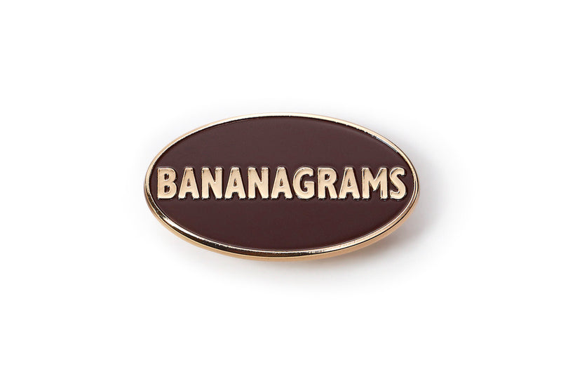 BANANAGRAMS Pin (Oval Design)