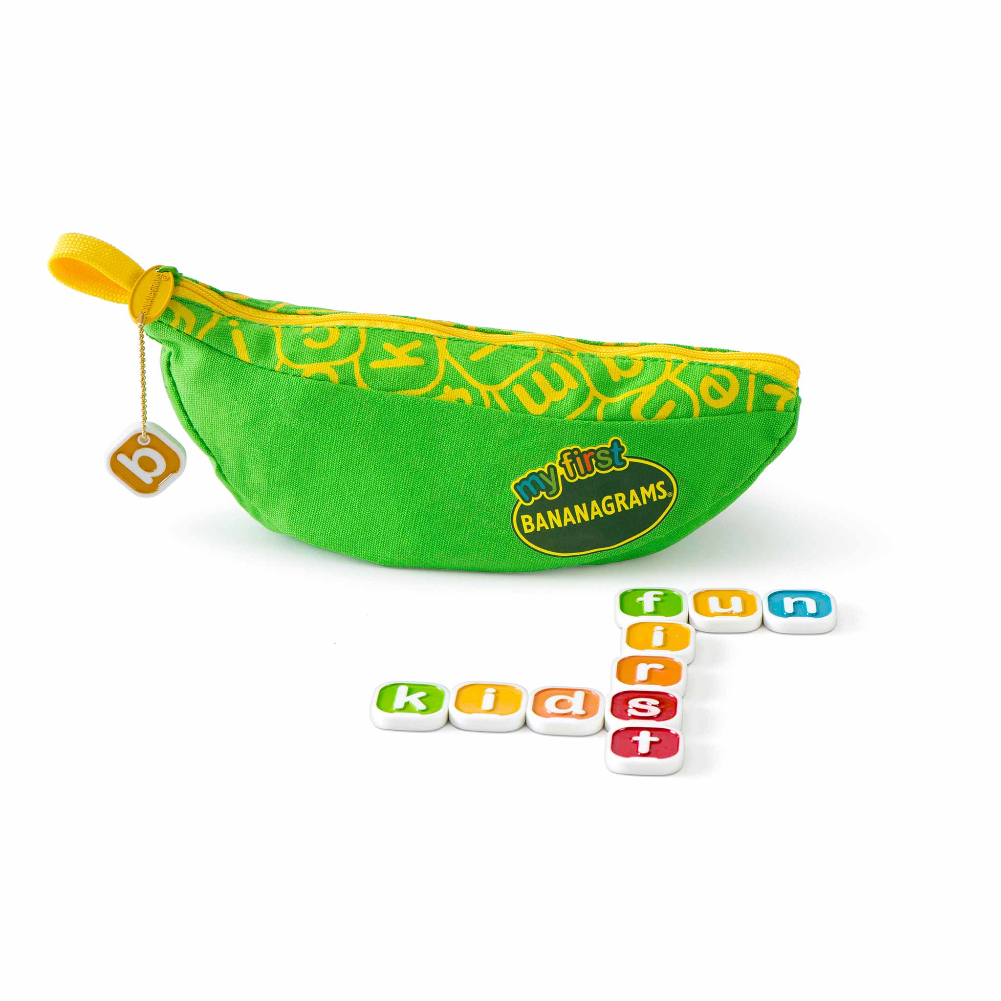 My First Bananagrams pouch and tiles