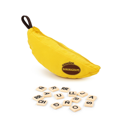 Spanish BANANAGRAMS pouch and tiles